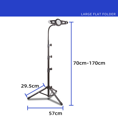 JYX-368 360&#176; Rotation Tablet Holder Height Adjustable Tripod Stand for Selfie Live Broadcast