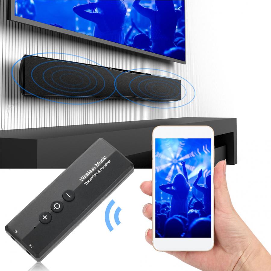 ZF-360A 3 in 1 Bluetooth 5.0 Receiver Transmitter Rechargeable Wireless AUX Audio Adapter