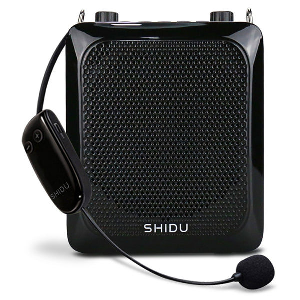 SHIDU S28 25W Portable Wireless Voice Amplifier for Teacher Bluetooth Speaker with Microphone Echo AUX TF USB Flash Recording