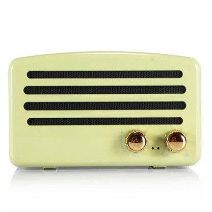 Retro Style Wireless Bluetooth Speaker Mini Portable TF Card Slot Music Player