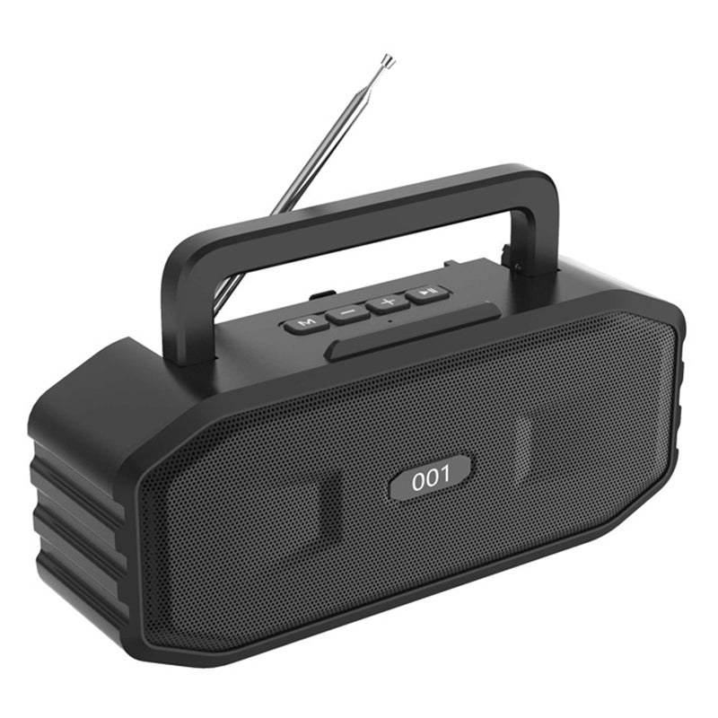 HF-001 Portable Speaker Cell Phone Stand Holder HiFi Stereo Sound Bass Subwoofer FM Radio