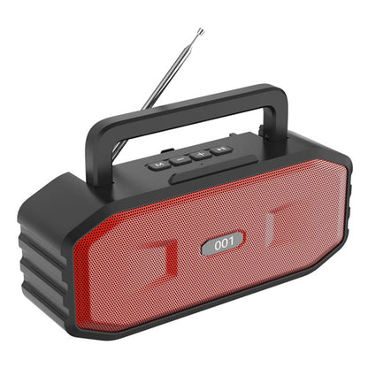 HF-001 Portable Speaker Cell Phone Stand Holder HiFi Stereo Sound Bass Subwoofer FM Radio