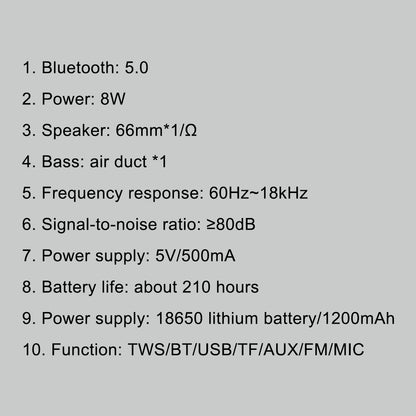 XM-5H Vintage Wooden Appearance Portable Speaker Wireless Bluetooth Connectivity Phone Stand Holder Slot 1200mAh Battery Built In