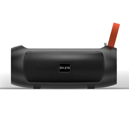 DV-215 Portable Outdoor Solar Rechargeable Bluetooth Speaker LED Flashlight FM Radio Wireless Music Subwoofer Support TF / U-disk