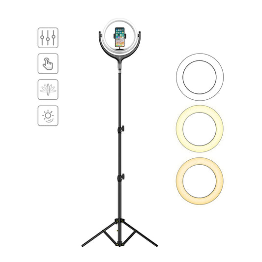 12" Selfie Ring Light LED Ring Light Cell Phone Holder LED Lamp Camera Light for YouTube Video Makeup Tik Tok