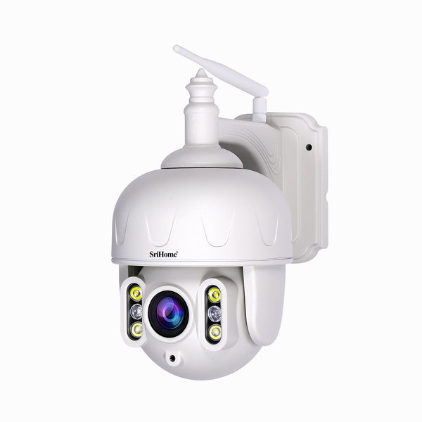 SRIHOME SH028 3.0MP IP Camera Outdoor Waterproof 5X Optical Zoom WiFi Camera 360&#176; P2P 2-Way Audio Wireless Surveillance CCTV PTZ