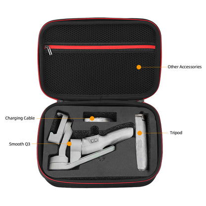 EWB8653 Portable Storage Bag Carrying Case Travelling Case for Zhiyun Smooth Q3 Stabilizer