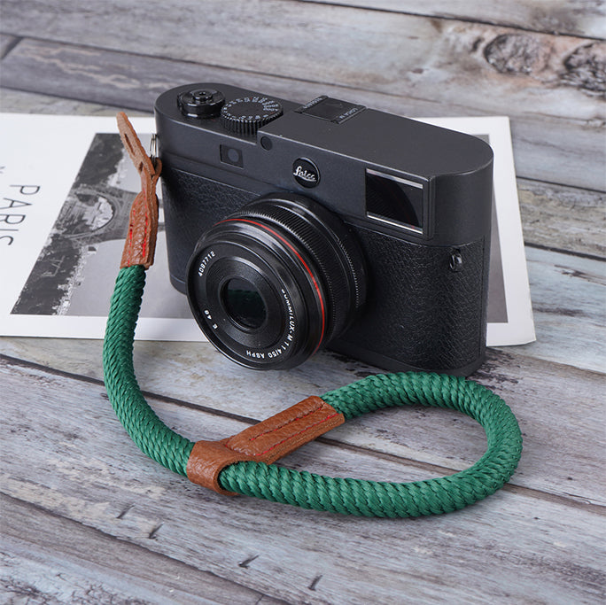 For Sony / Leica / Fujifilm Camera Cotton Woven Round Hand Strap SLR Camera Anti-lost Wrist Rope