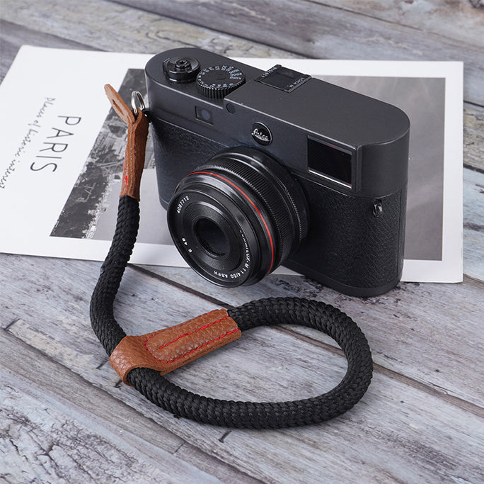 For Sony / Leica / Fujifilm Camera Cotton Woven Round Hand Strap SLR Camera Anti-lost Wrist Rope
