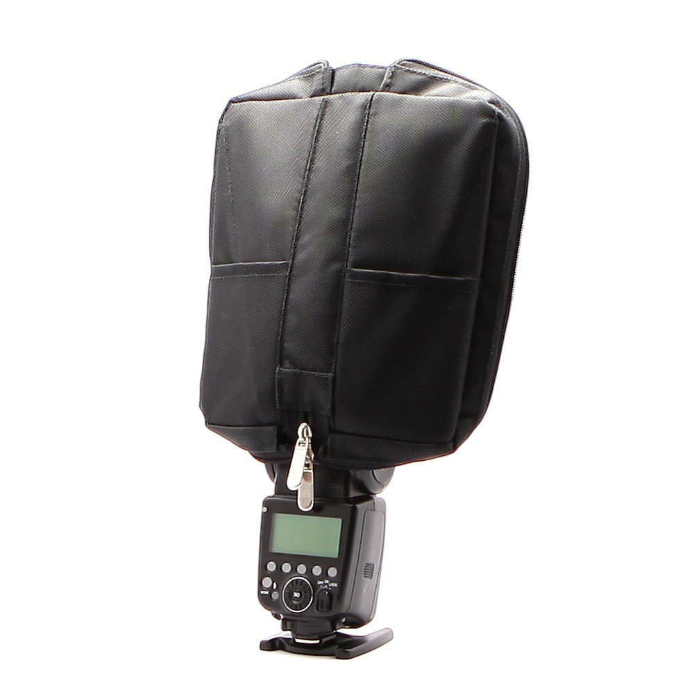 3 in 1 Camera Foldable Flash Reflector Softbox Diffuser Speedlite Beam Tube Soft Light Box Bag