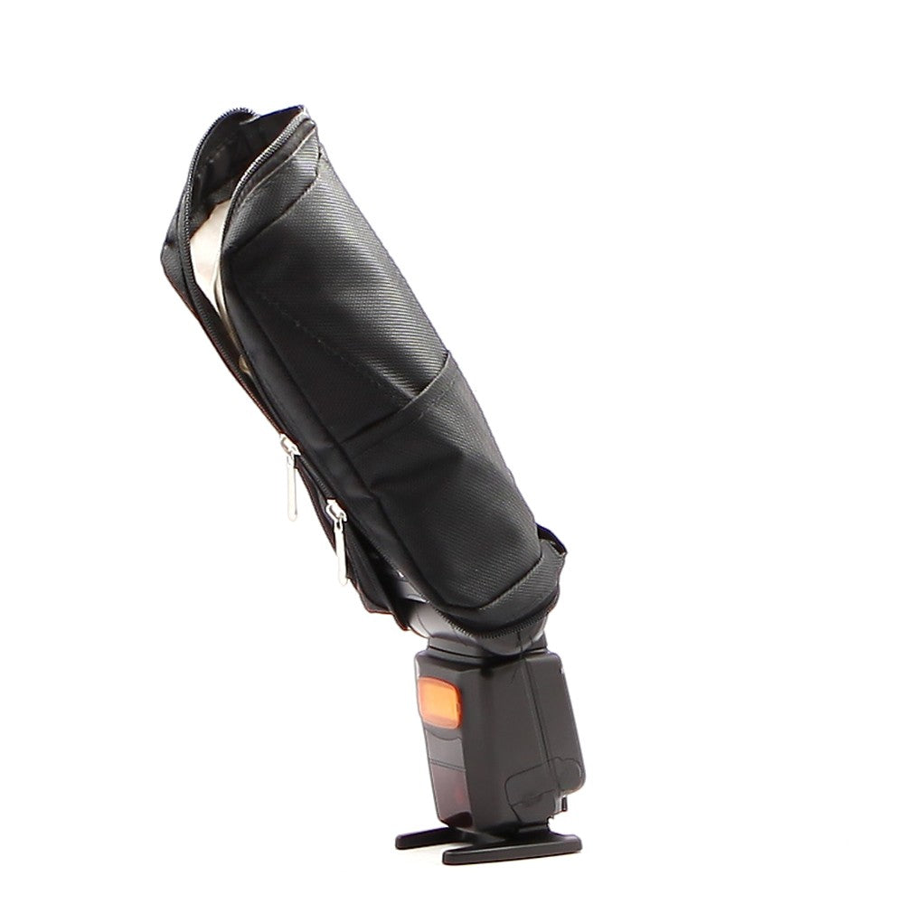 3 in 1 Camera Foldable Flash Reflector Softbox Diffuser Speedlite Beam Tube Soft Light Box Bag
