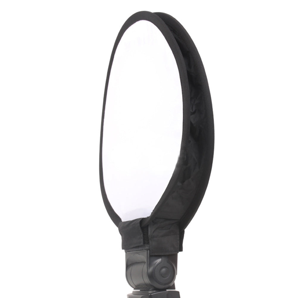 40cm Universal Foldable Round-Shape Speedlite Softbox Diffuser for Portable Camera Flash Light