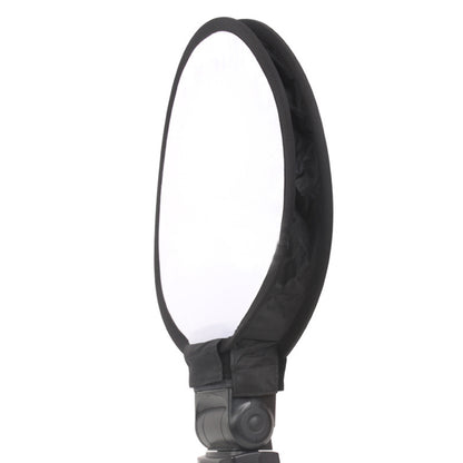 40cm Universal Foldable Round-Shape Speedlite Softbox Diffuser for Portable Camera Flash Light