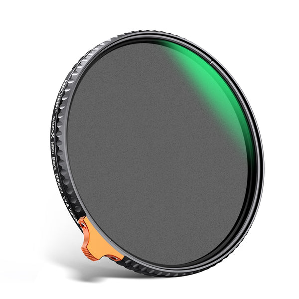 K&F CONCEPT Nano Series KF01.1816 82mm ND2-32 1 / 4 Black Mist Diffusion Camera Lens Filter 2-in-1 Multi-layer Coated HD Filter