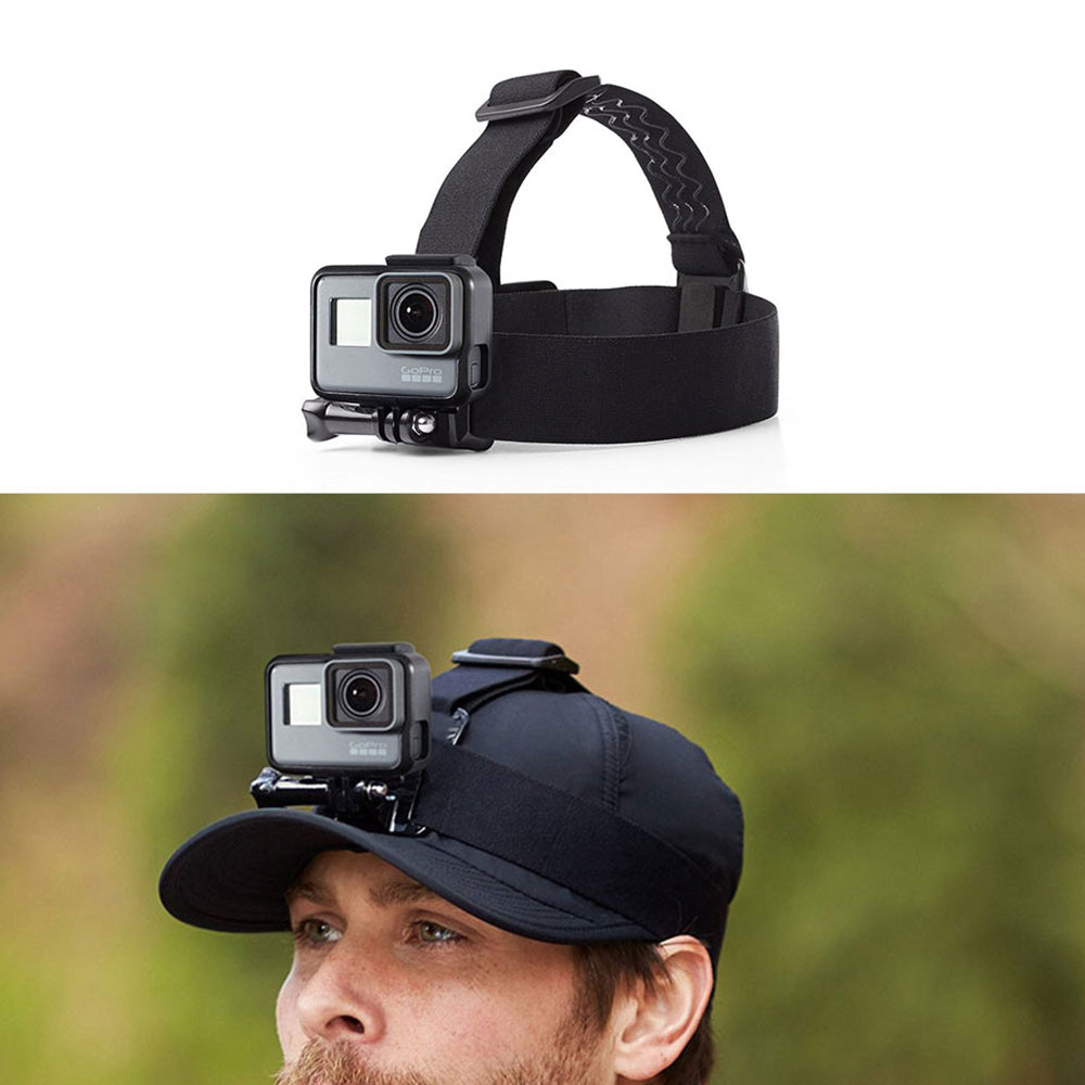 Head Strap Mount Belt Mount with Chin Belt Headband Holder for DJI OSMO ACTION (HSP6014+MAX3204)