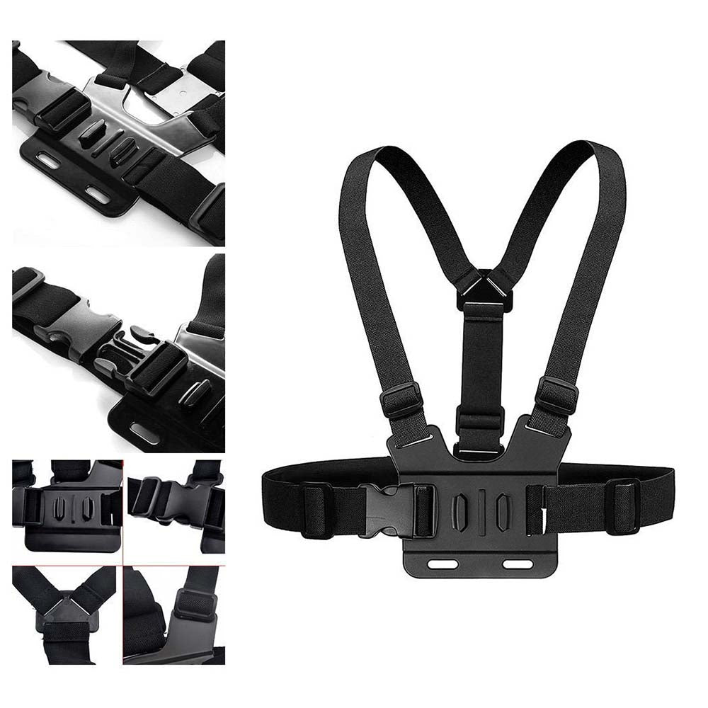 Action Cam Single-shoulder Chest Strap Mounting Bracket for GoPro 9/Hero 9