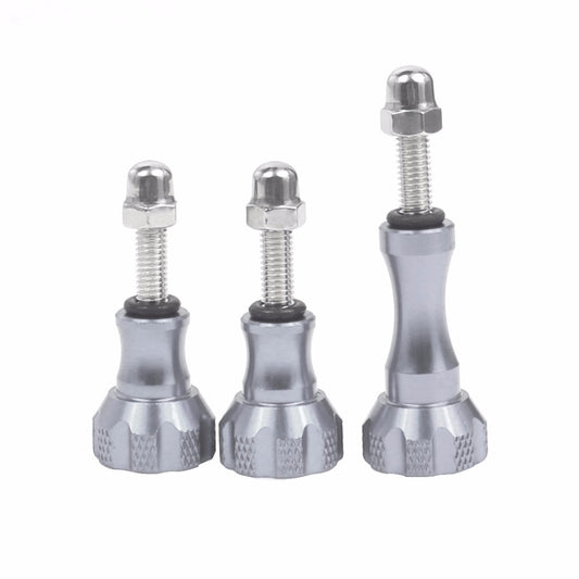 3pcs Aluminum Alloy Long Short Thumb Knob Screws Nut for GoPro Hero Black 8 7 6 5 4 SJcam EKEN YI 4K