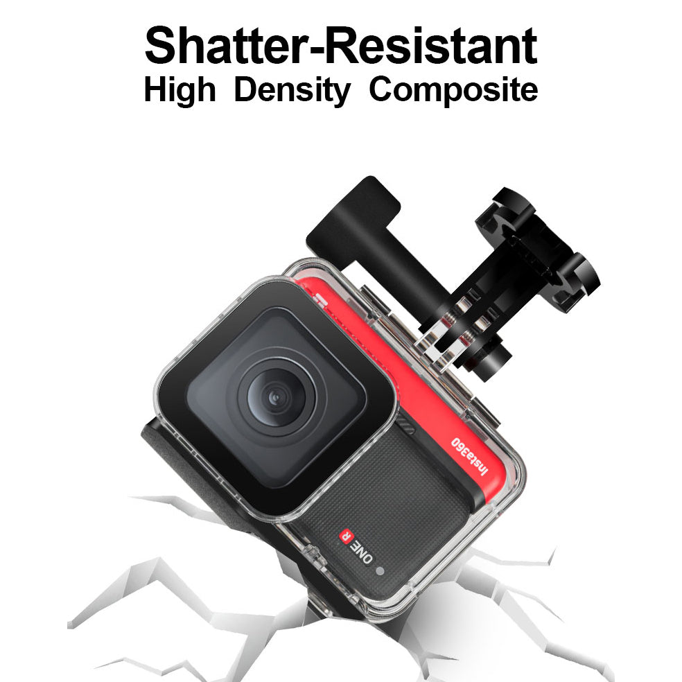 40m Diving Waterproof Case High Transparent Housing Cover Shell for Insta360 ONE R 4K Action Camera