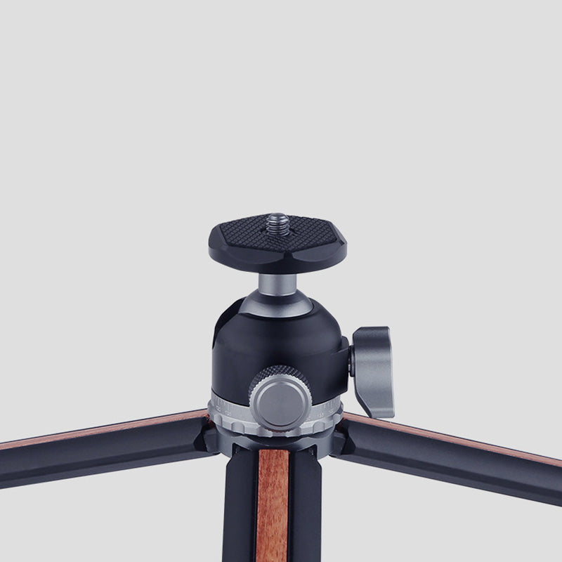 POYINCO JN-016B 1/4 Screw Interface Camera Metal Ball Shape Gimbal Adapter