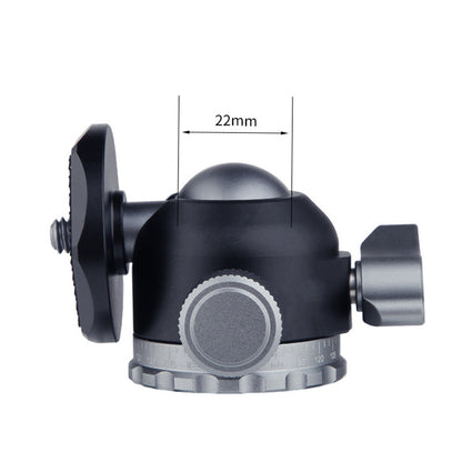 POYINCO JN-016B 1/4 Screw Interface Camera Metal Ball Shape Gimbal Adapter