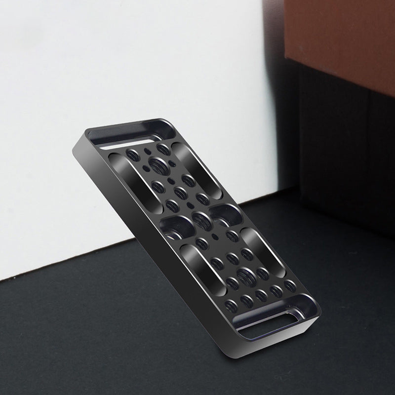 ZS45192-E1 Multifunction Camera Expansion Cheese Plate Mount Board 1/4 3/8 Hole Switching Plate Photography Accessories