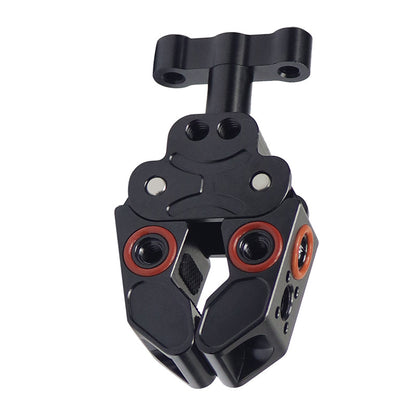 FEICHAO KF44097 Anti-slip Camera Clamp Mount Gimbal Magic Arm Crab Claw with 1/4" and 3/8" Adapter for DSLR/LED Lights
