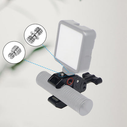 FEICHAO KF44097 Anti-slip Camera Clamp Mount Gimbal Magic Arm Crab Claw with 1/4" and 3/8" Adapter for DSLR/LED Lights