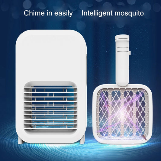 2-in-1 Multifunctional USB Charging Mosquito Swatter Electric Bug Lamp