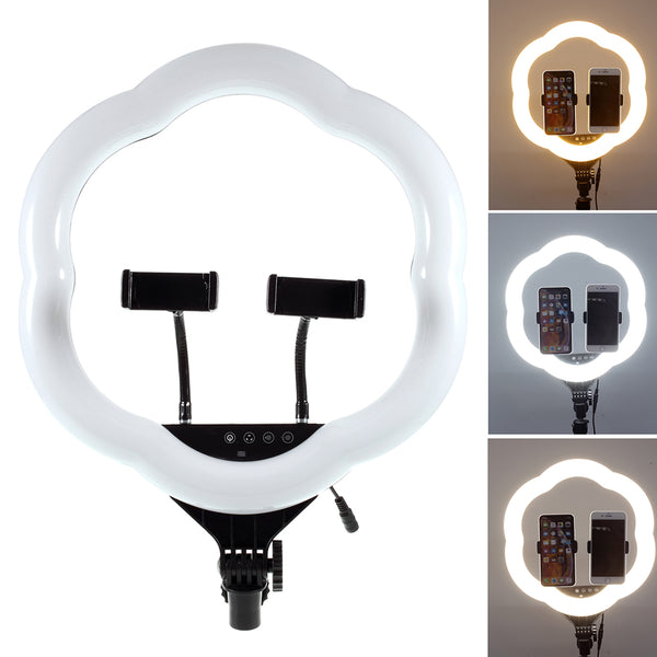 LC-368 14-inch Ring Lamp Plum Blossom Shaped Dimmable Photography Ring Fill Light