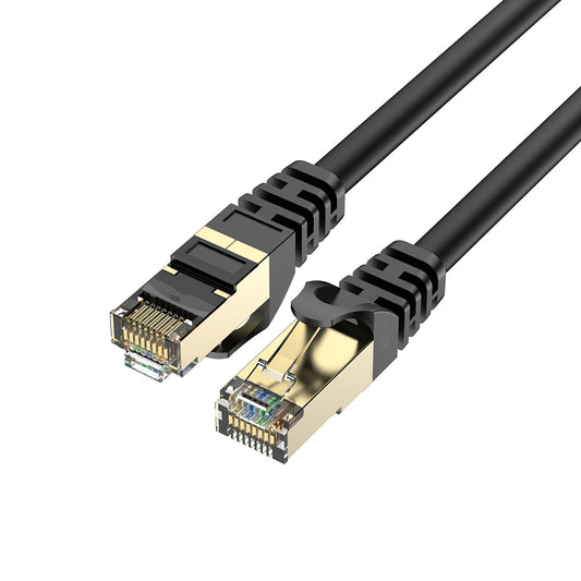 26AWG Cat8 Ethernet Cable RJ45 Network 25/40Gbps 2000MHz Router Internet Cord [1M]
