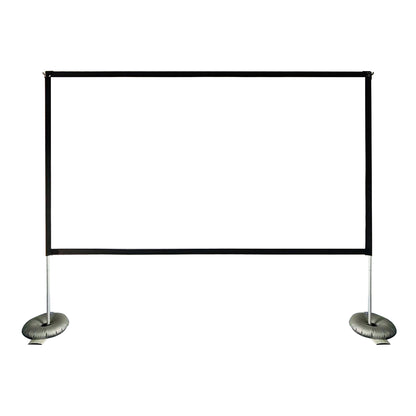 BXM-020 16:9 100-Inch Projector Screen Portable Folding Outdoor HD Projection Screen with Aluminum Tubes Support
