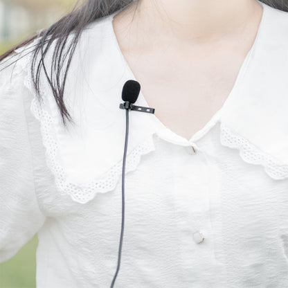 YELANGU MY2-C Clip-on Lapel Mic Mini Recording Microphone for Android Type-C Device (YLG9926B-C)