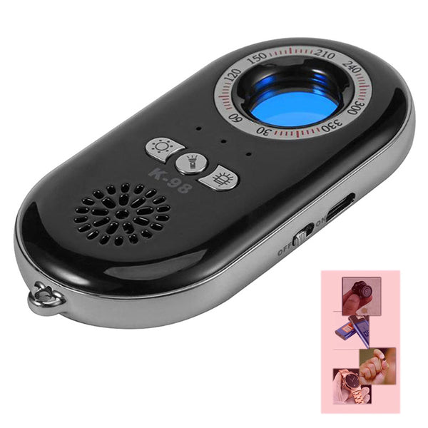 K98 Mini Travel Hotel Camera Finder Vibration Alarm Wireless Hidden Spy Camera Infrared Detector