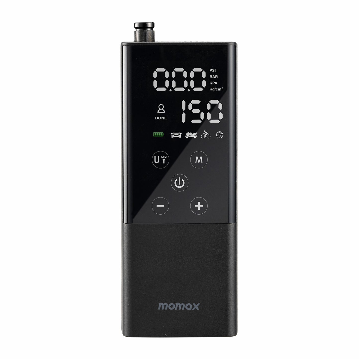 MOMAX ELECTRIC AIR PUMP Multifunctional Digital Display Inflator Portable Car Bike Motorcycle Air Pump