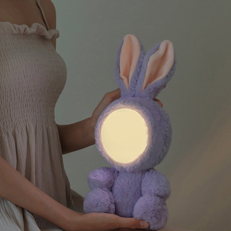 LJC-160 Cute Plush Toy Wireless Bluetooth Speaker Night Light Gifts for Kids Baby Teenage Girls Boys