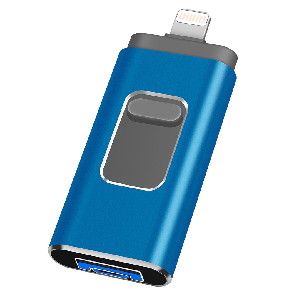 RICHWELL R-01B 256GB USB 3.0 Flash Drive USB Memory Stick External Storage Thumb Drive Photo Stick for iPhone Android PC