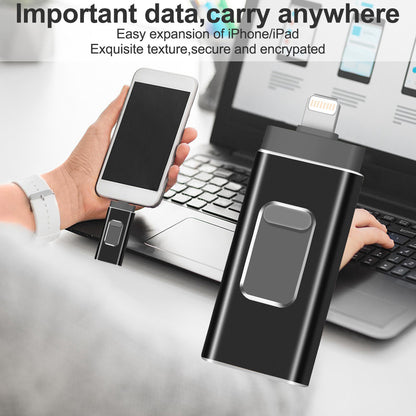 RICHWELL R-01B 256GB USB 3.0 Flash Drive USB Memory Stick External Storage Thumb Drive Photo Stick for iPhone Android PC