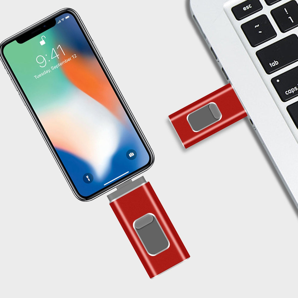 RICHWELL R-01B 256GB USB 3.0 Flash Drive USB Memory Stick External Storage Thumb Drive Photo Stick for iPhone Android PC