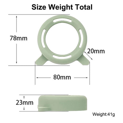 2Pcs Silicone Stand Case Cover for Huawei Sound Joy (EGRT-00), Bluetooth Audio Speaker Bracket Protective Sleeve
