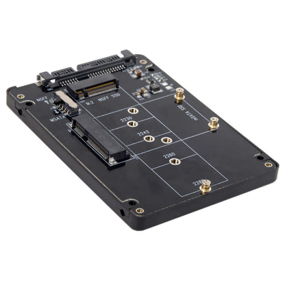 2-in-1 Combo M.2 NGFF B-key & mSATA SSD to SATA 3.0 Adapter Converter Case Enclosure