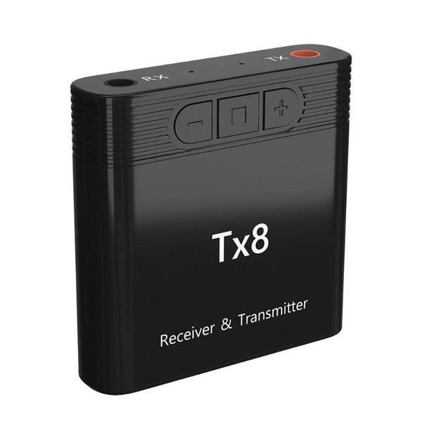 TX8 2-in-1 Bluetooth 5.0 Transmitter Receiver Adapter for TV PC Headphone Music Audio Transceiver Receiver Transmitter