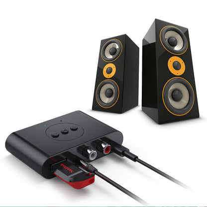 B21 Bluetooth 5.0 Audio Receiver U-Disk RCA 3.5mm AUX Jack Stereo Music Adapter
