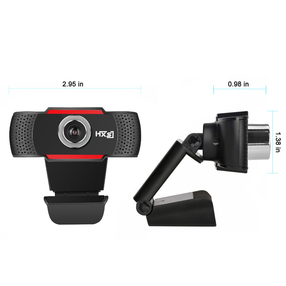 HXSJ S80 USB Web Camera 1080P HD 2MP Computer Camera Webcams Built-In Sound-absorbing Microphone 1920*1080