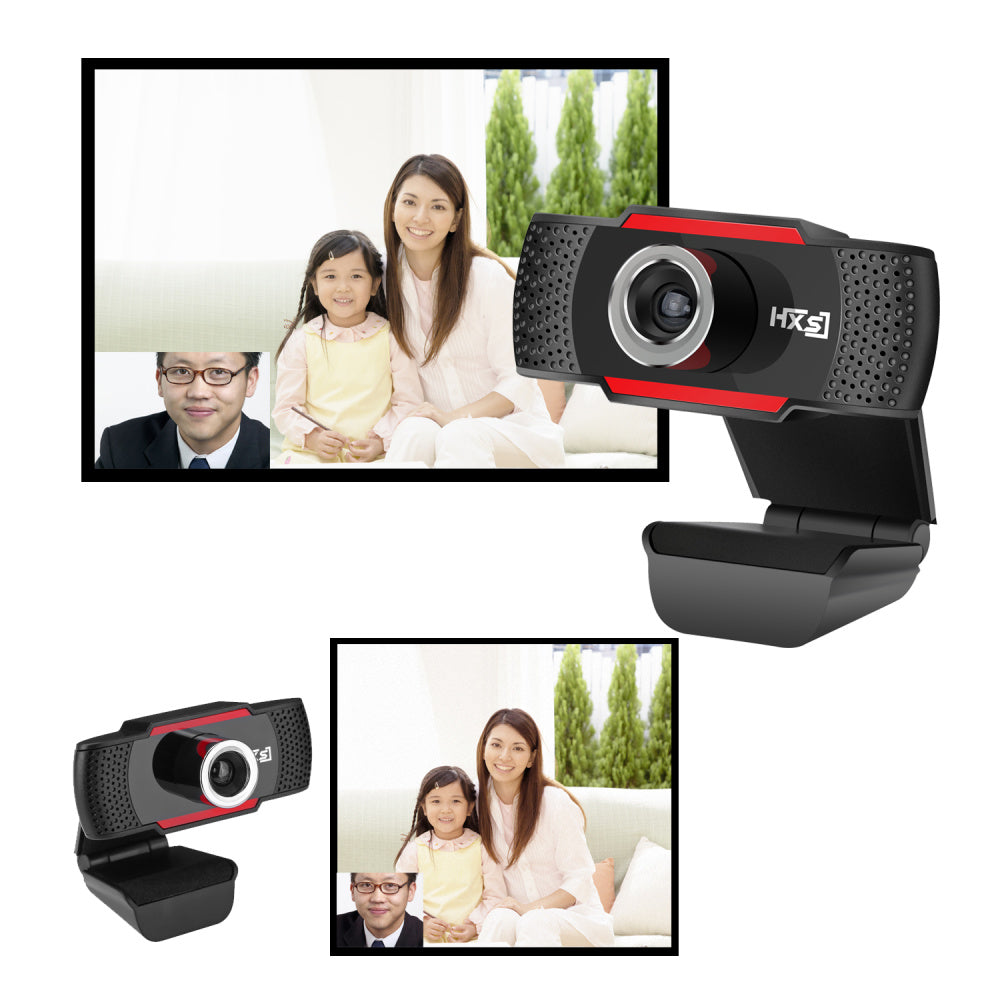 HXSJ S80 USB Web Camera 1080P HD 2MP Computer Camera Webcams Built-In Sound-absorbing Microphone 1920*1080