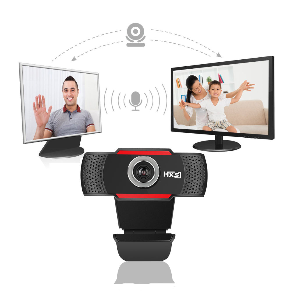 HXSJ S80 USB Web Camera 1080P HD 2MP Computer Camera Webcams Built-In Sound-absorbing Microphone 1920*1080