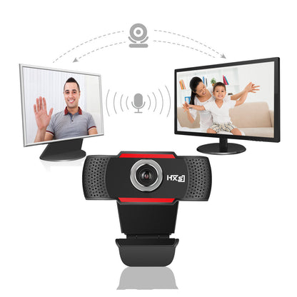 HXSJ S80 USB Web Camera 1080P HD 2MP Computer Camera Webcams Built-In Sound-absorbing Microphone 1920*1080