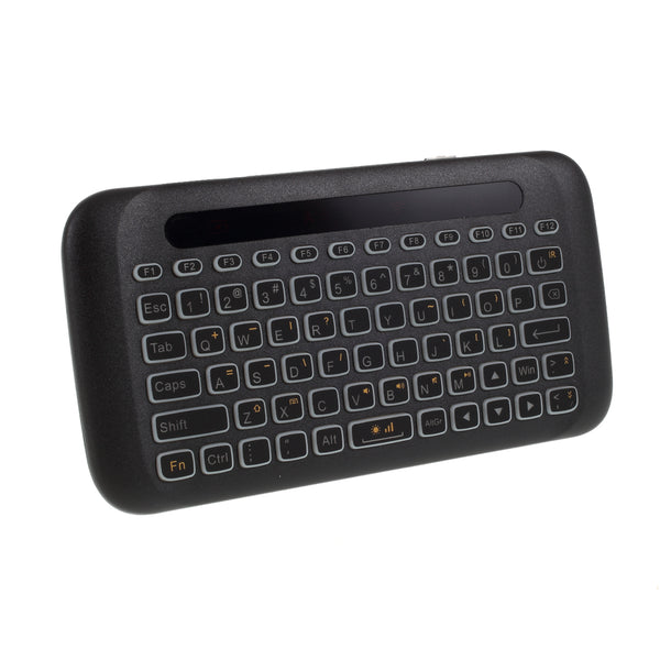 H20 LED Backlight Mini 2.4G Wireless Keyboard Auto Rotation Touch Panel Air Mouse for Tablet/Laptop/PC
