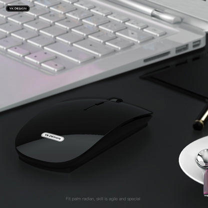 YK-W10 Rechargaeable Noiseless 2.4G Wireless Mouse with Nano Receiver for Notebook, PC, Laptop
