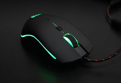 MOTOSPEED V40 4000 DPI 6 Buttons Wired USB Gaming Mouse with LED Backlit
