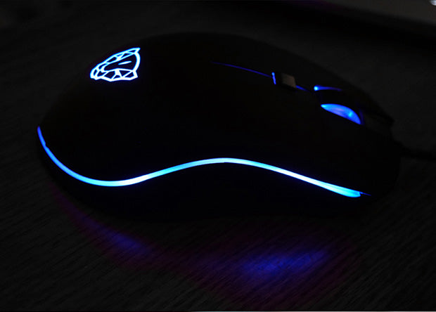 MOTOSPEED V40 4000 DPI 6 Buttons Wired USB Gaming Mouse with LED Backlit